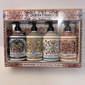 Deruta Fresco Soap Bottle Dispenser Set